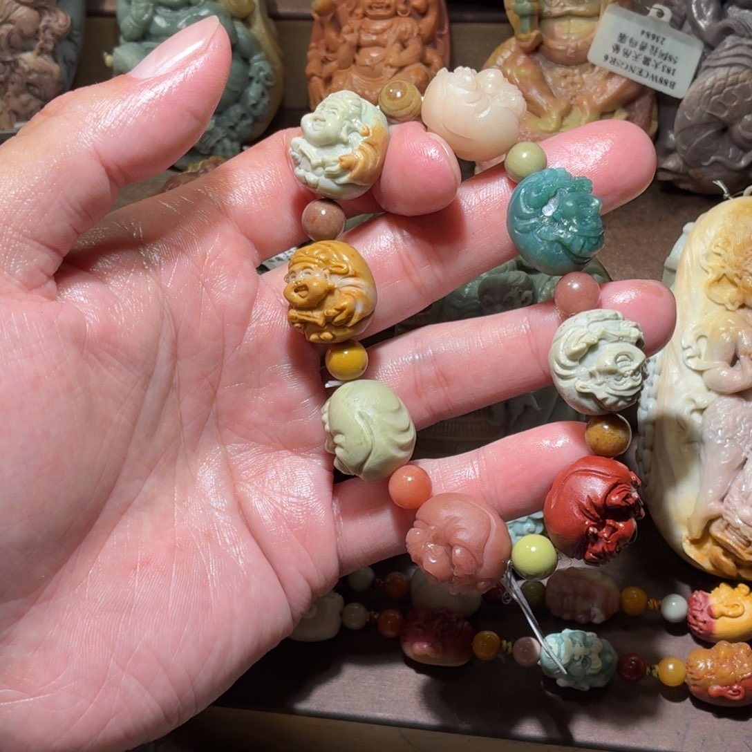 ᩏ***᪄石英质玉未镶嵌手串1