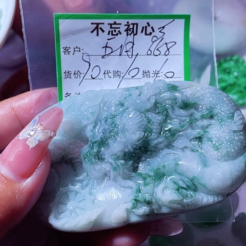 缘***月翡翠未镶嵌颈饰缅甸