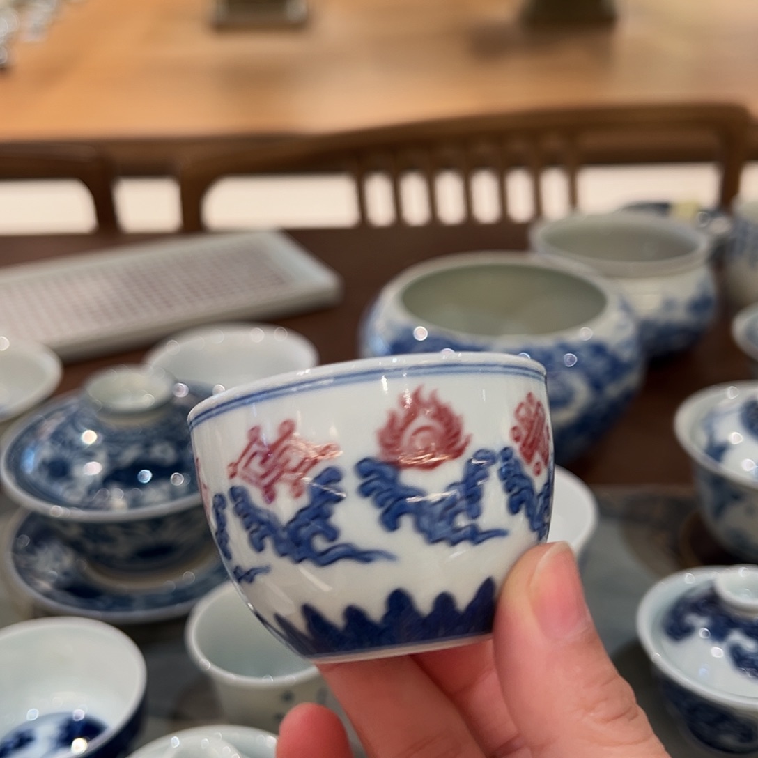 微瑕臻玉古坊原矿釉里红