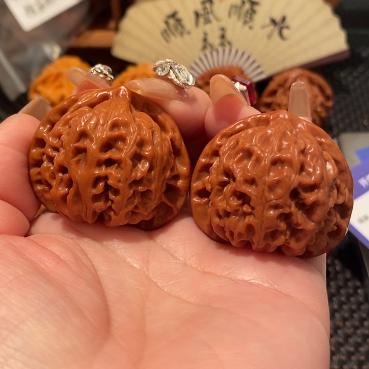 文玩核桃吊坠俊*宫灯642