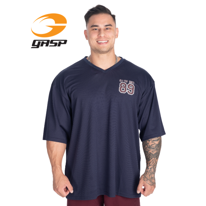 GASP 盖世璞  V-Neck Mesh iron tee V领网眼铁人T恤 221132