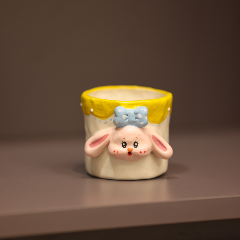 151可爱小兔子手绘水杯