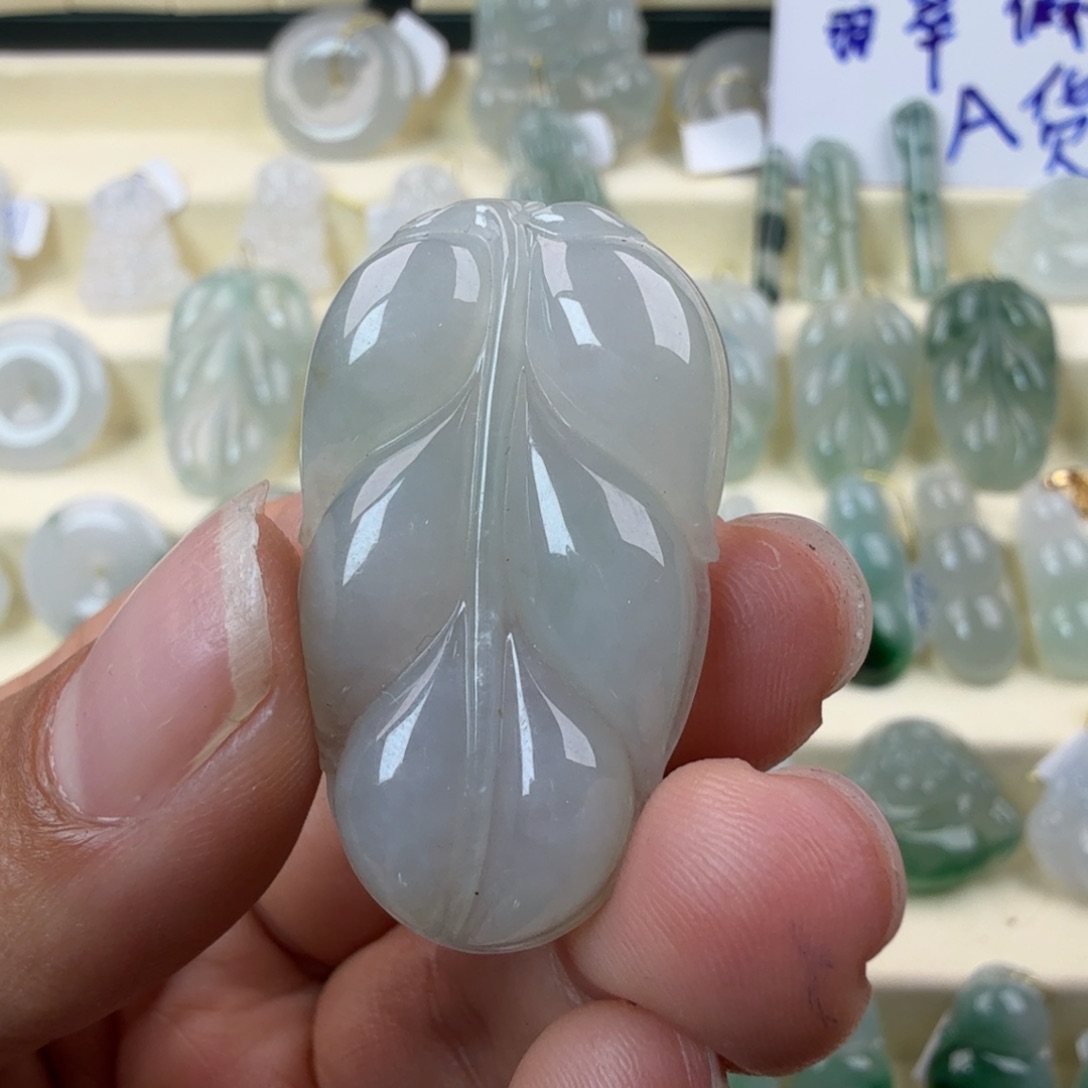 翡翠未镶嵌项链翡翠