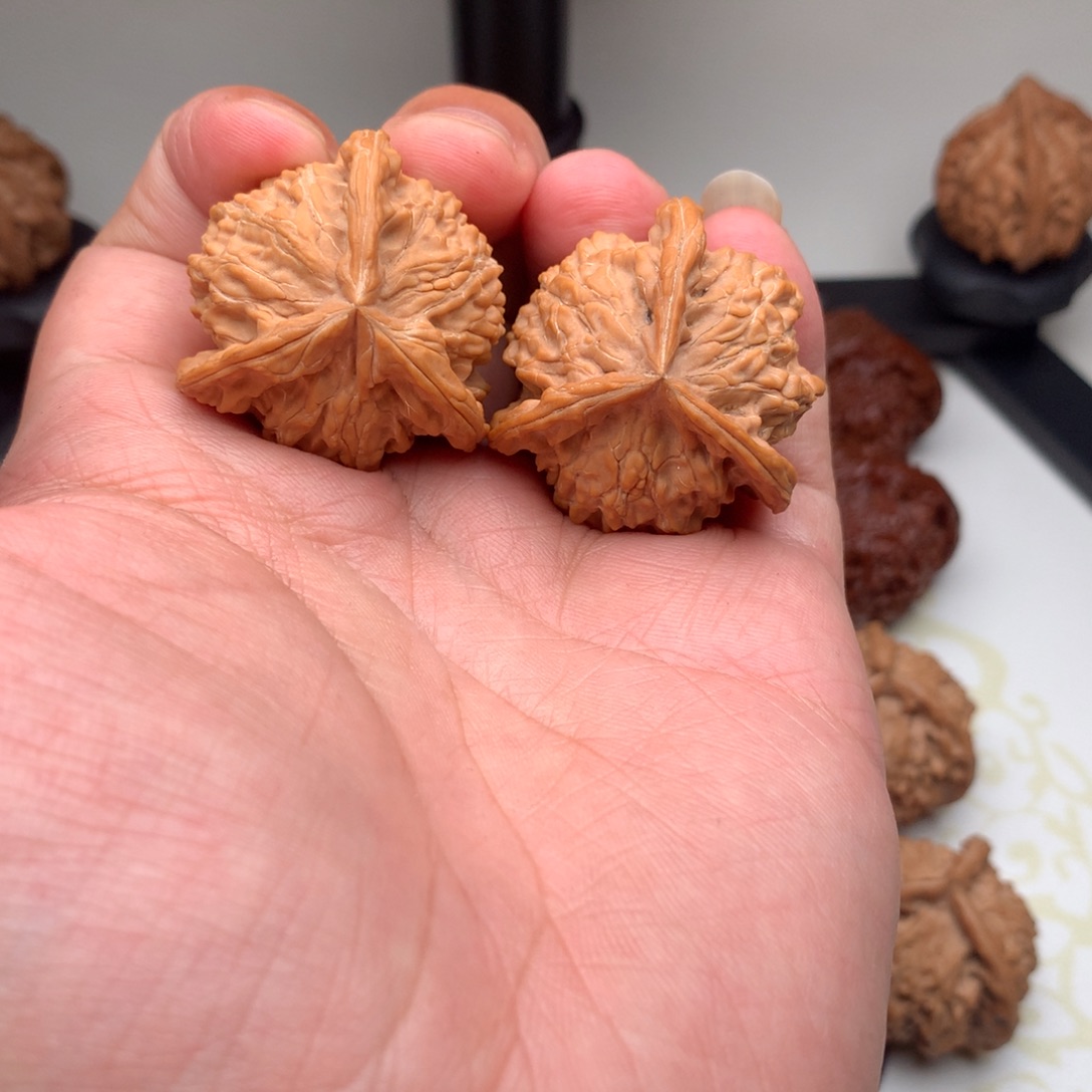 文玩核桃把件36.5公子帽