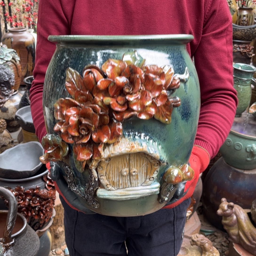 红陶高31口25有孔