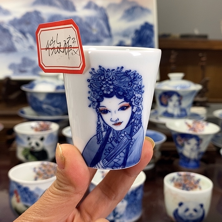 杯景德镇手工手绘陶瓷，高亮兴老师作品