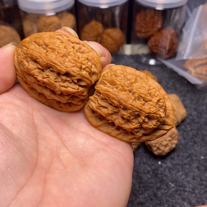 文玩核桃吊坠40蓟县虎头王