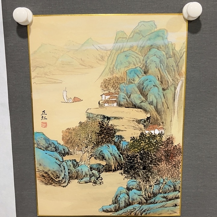 国画哈*利井亚红老师书画作品