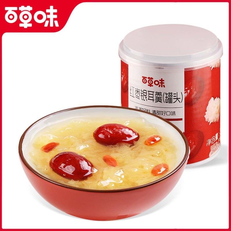 【7罐】百草味红枣银耳羹 7罐装