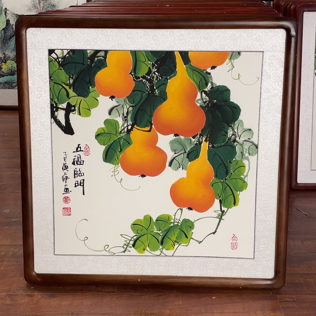 国画带框尺寸63*63厘米