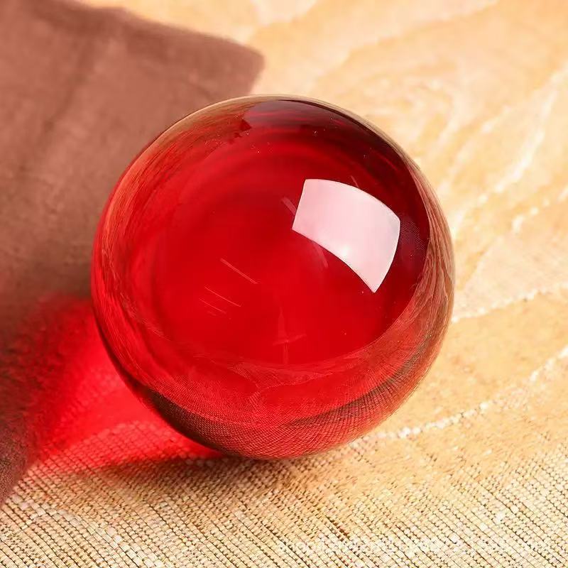 （大号鸿运珠）红色鸿运珠聚宝盆米缸家居办公室装饰小摆件