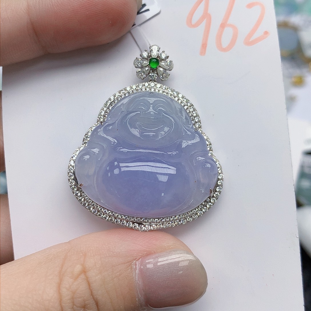 【闪购商品】翡翠颈饰18K金镶嵌1111111111