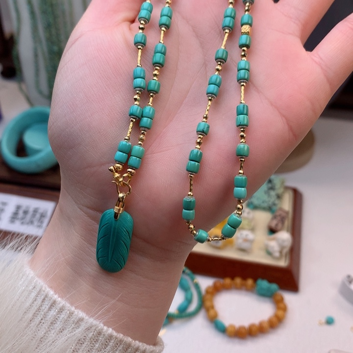 绿松石绿松石配饰项链未镶嵌