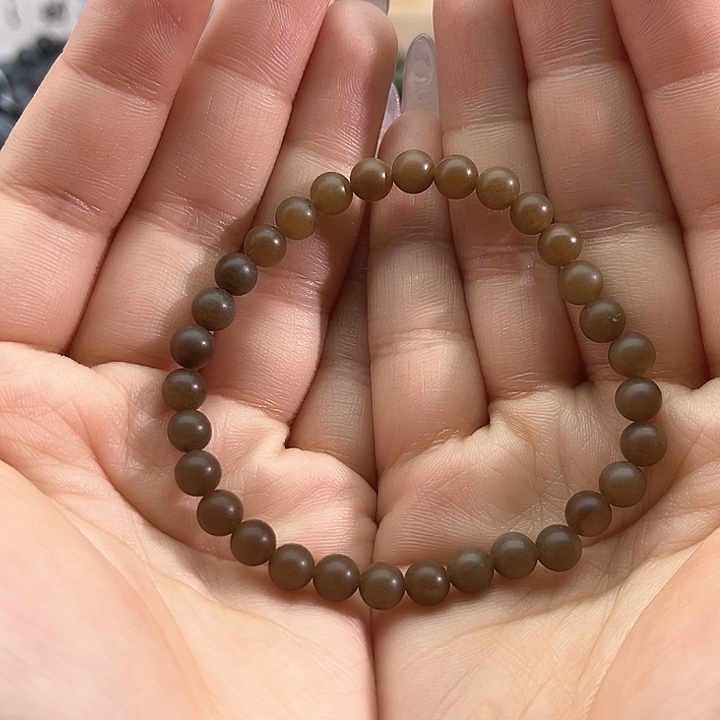 和田玉颈饰未镶嵌福利红糖6m m