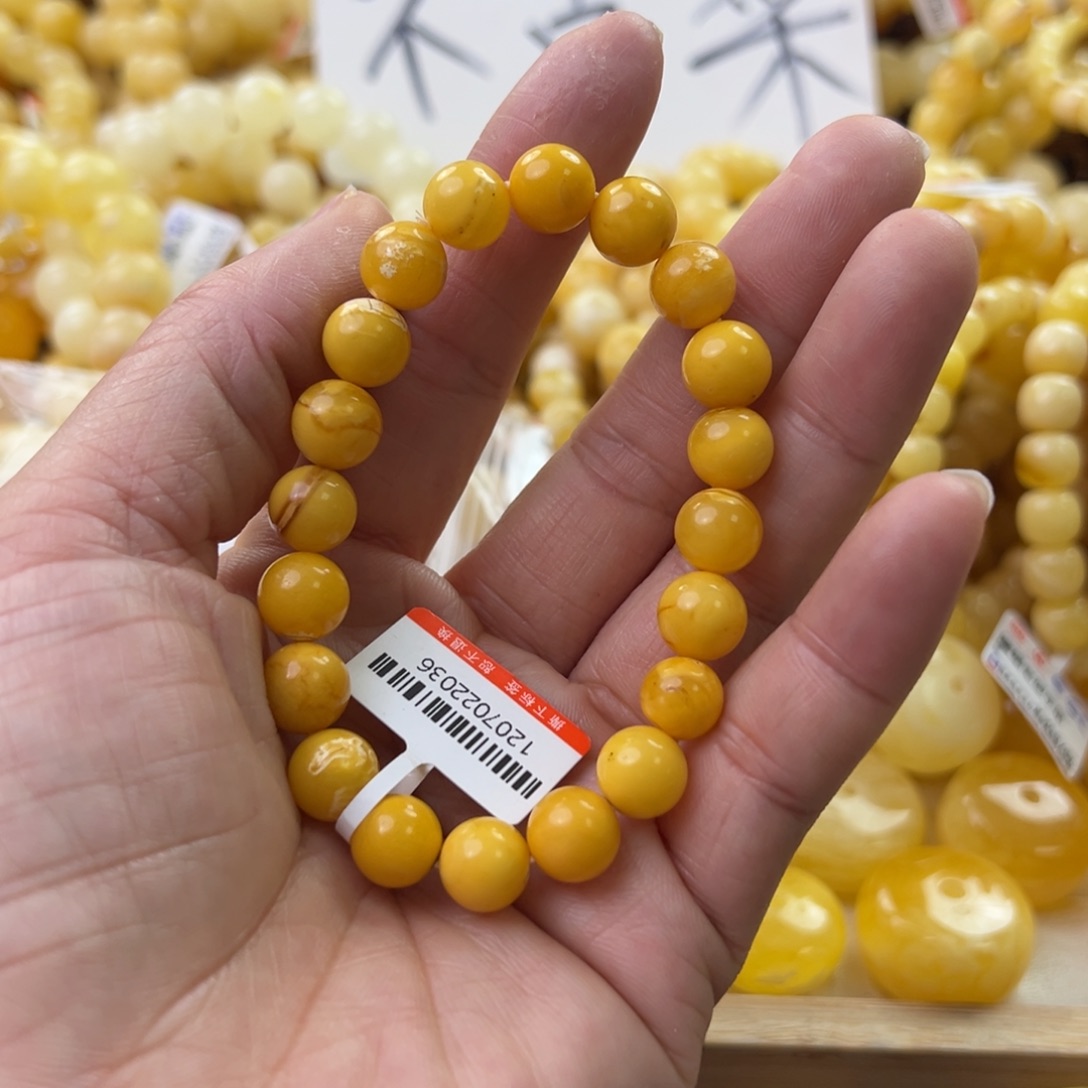 琥珀珠宝奇石9K金镶嵌