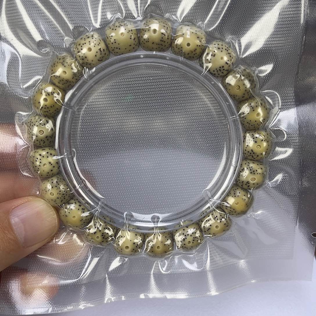 红***中星月菩提手串石玉料大眼睛11x10