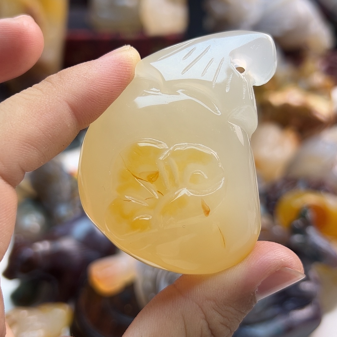 玛瑙/玉髓未镶嵌颈饰