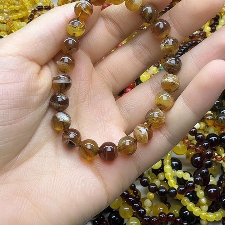 琥珀未镶嵌珠宝奇石