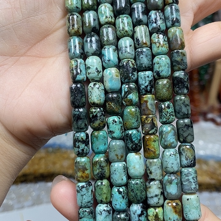 玛瑙/玉髓未镶嵌珠宝半成品天然非洲松卡6*9mm短条