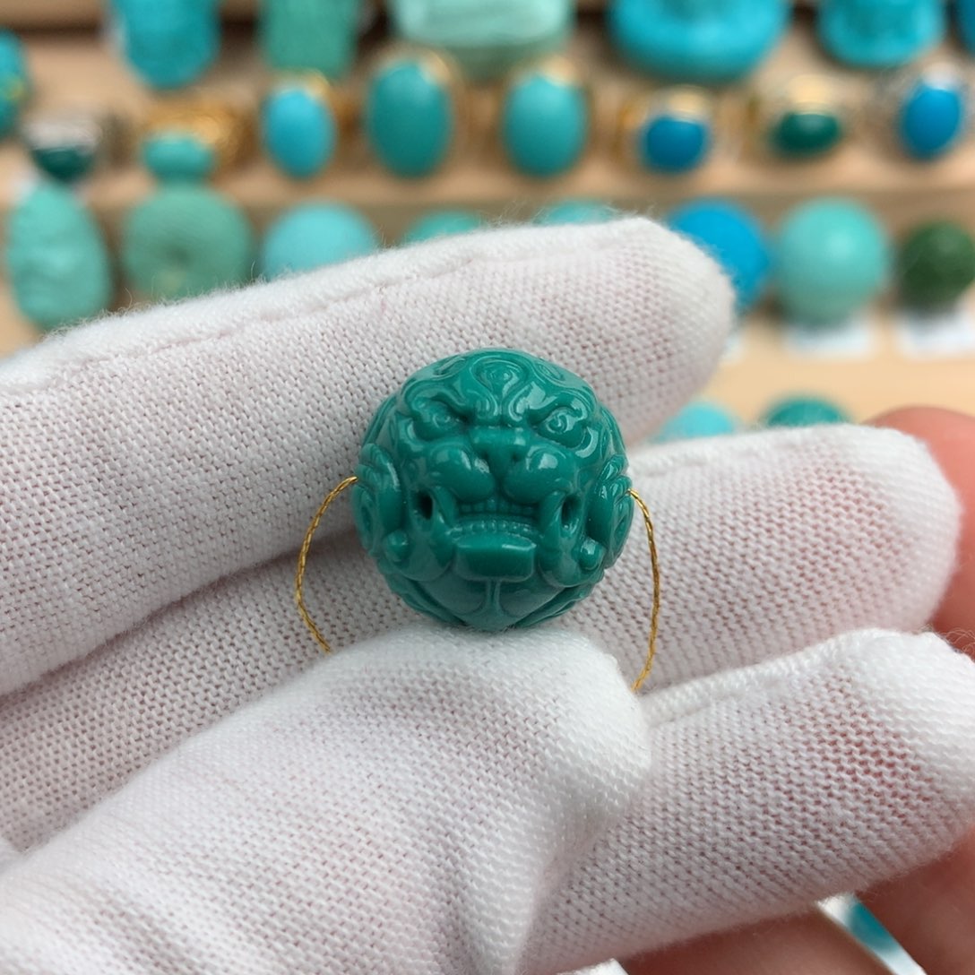 绿松石配饰未镶嵌16.7mm