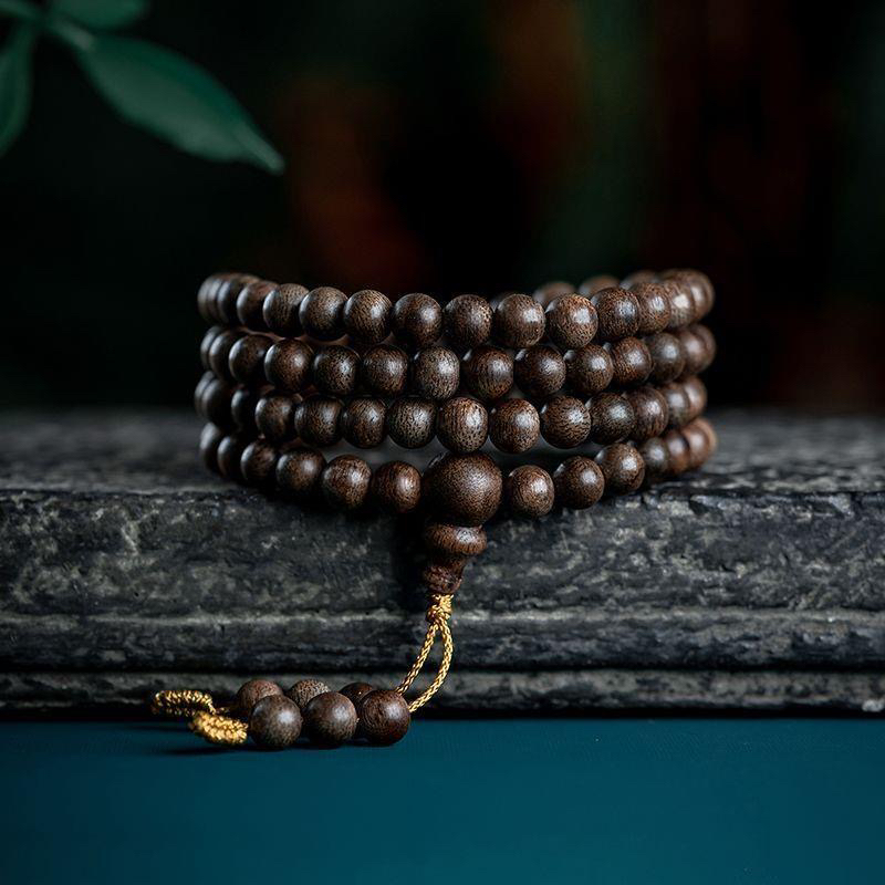 沉香越南芽庄白奇楠老料8mm多圈XW2