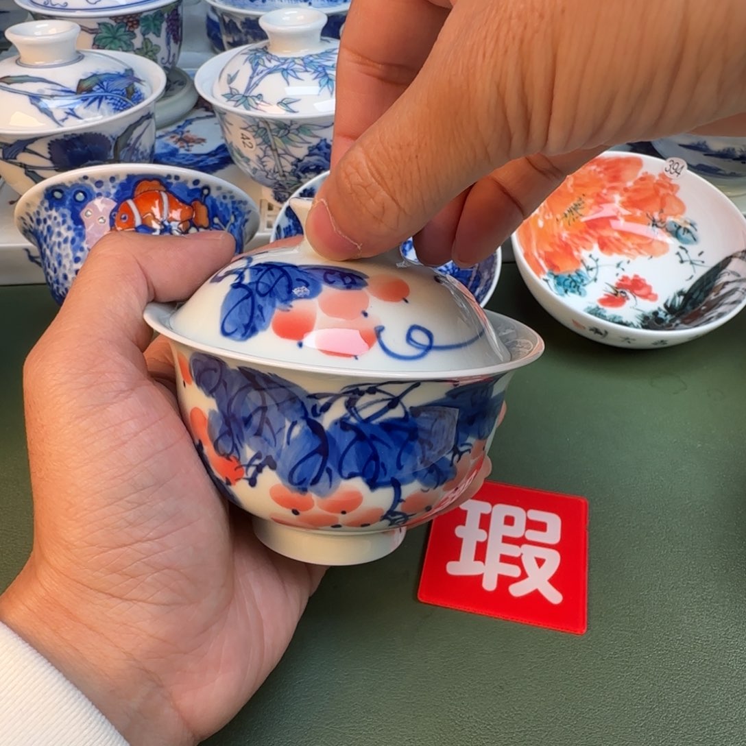 陶纯手工纯手绘茶具393