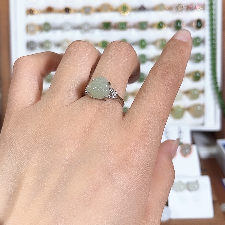 和田玉戒指未镶嵌