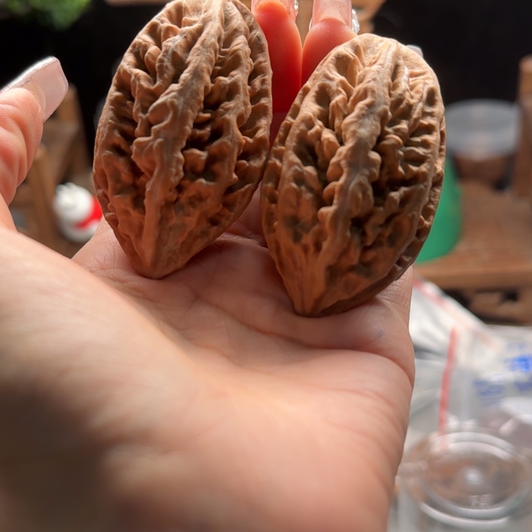 文玩核桃把件D*关东木子楸百核190花皮