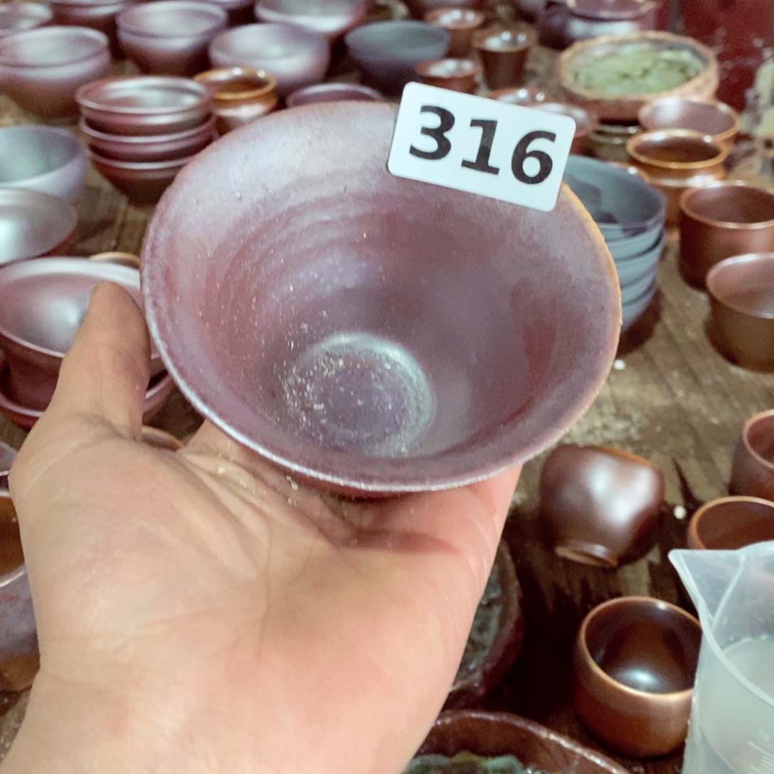 柴烧茶具陶瓷杯子