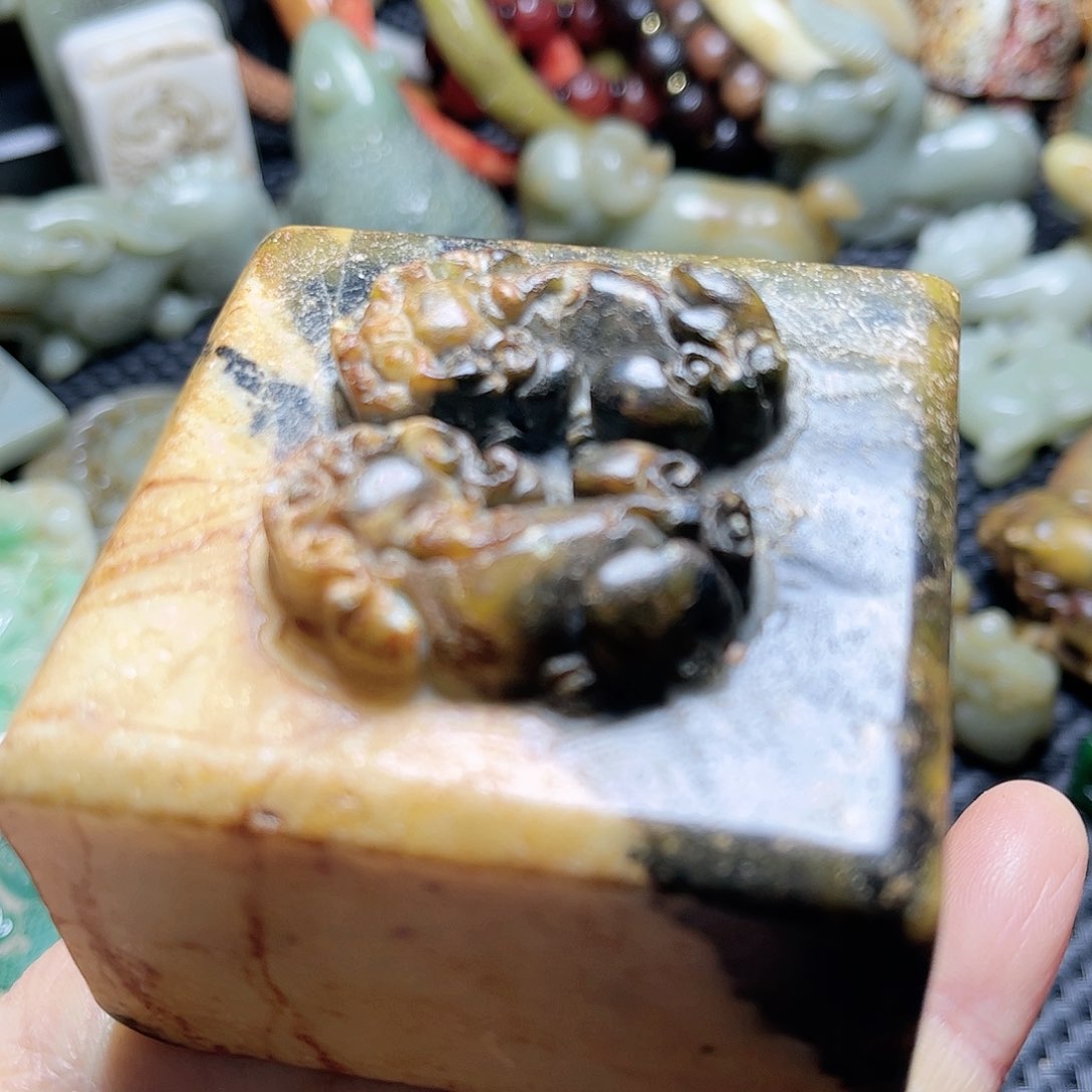 白玉菩提吊坠摆件