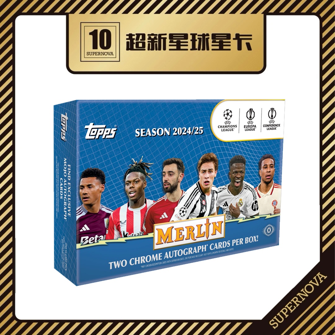 24-25 Topps Chrome Merlin Delight 足球 单盒卡