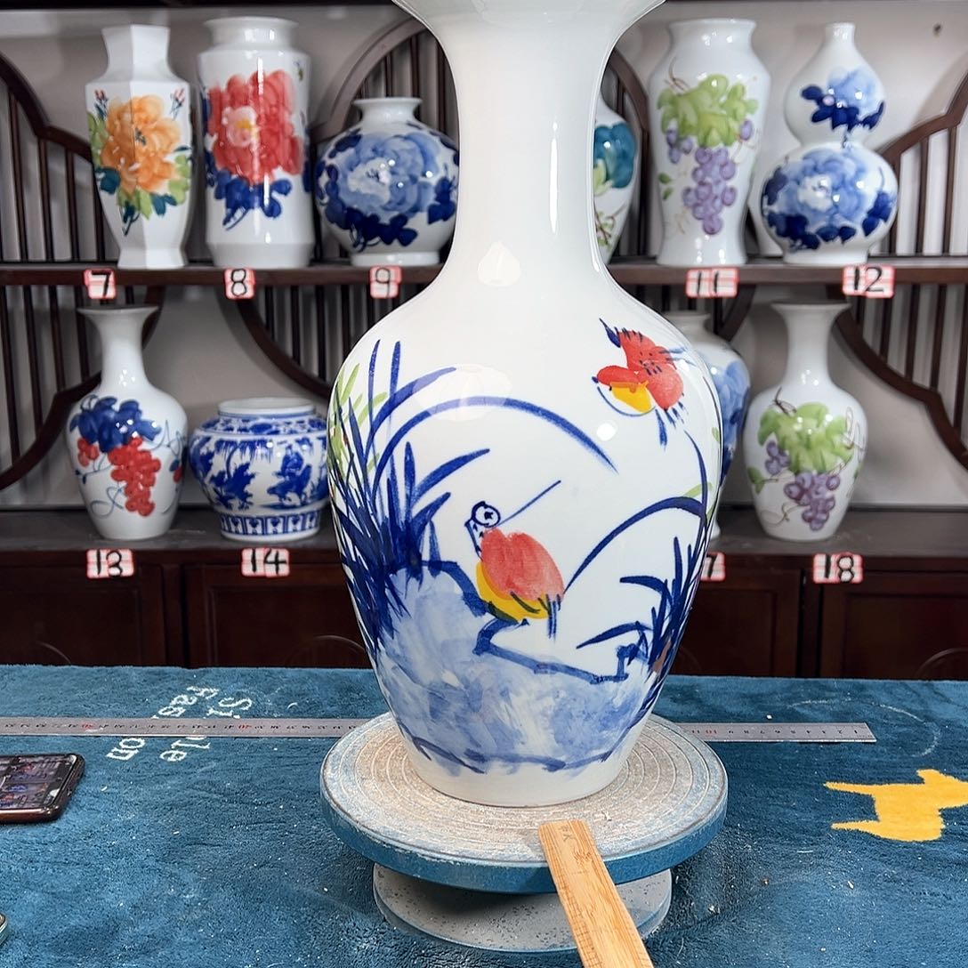 摆件景德镇陶瓷棒玉