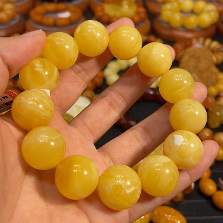 琥珀手链未镶嵌蜜蜡