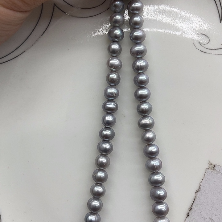 淡水珍珠颈饰银S925镶嵌294