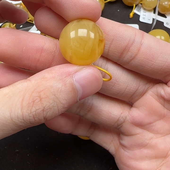 蜜蜡未镶嵌珠宝奇石天然60