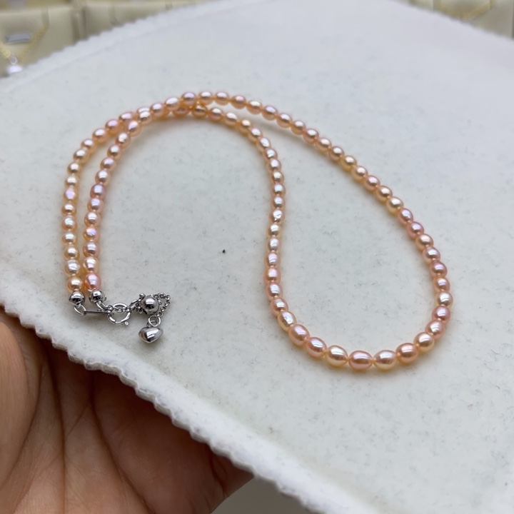 合金颈饰淡水珍珠