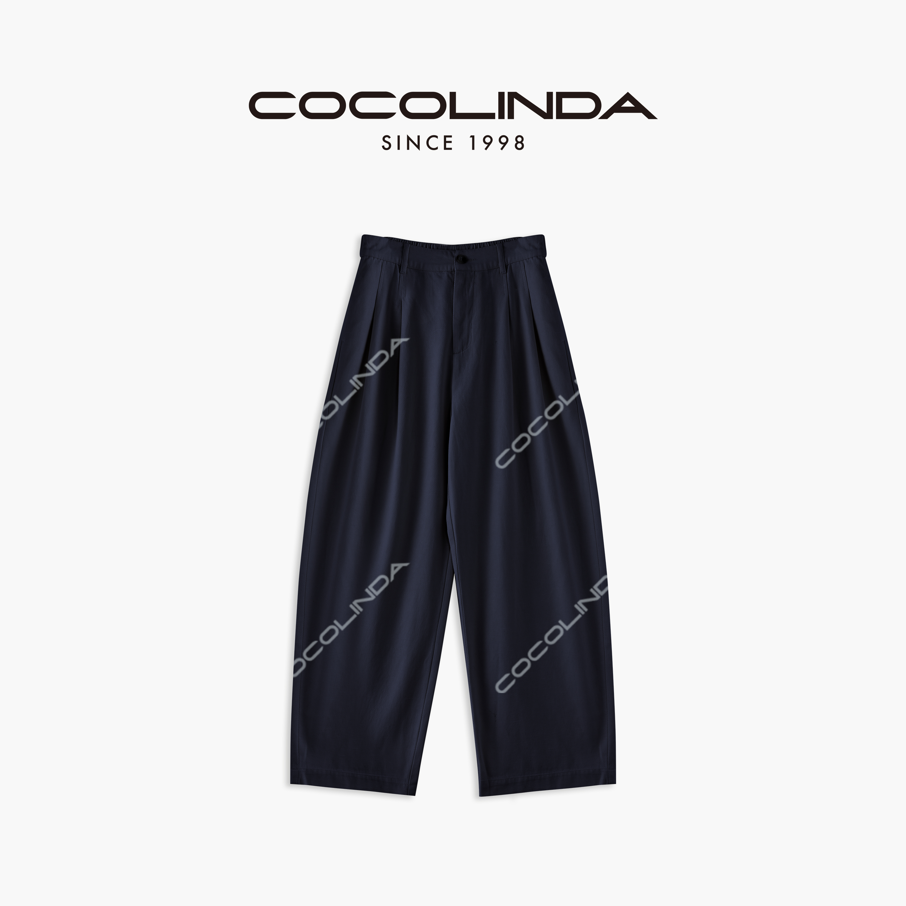 COCOLINDA | 棉质莱赛尔大宽阔腿牛仔裤N2693