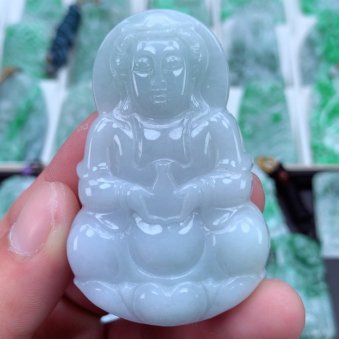 翡翠颈饰未镶嵌翡翠吊坠