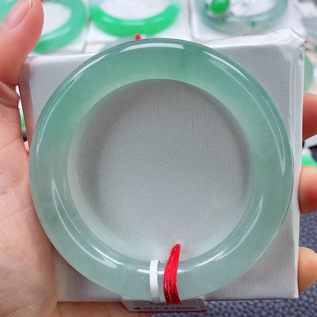 翡翠手镯未镶嵌52 53 54