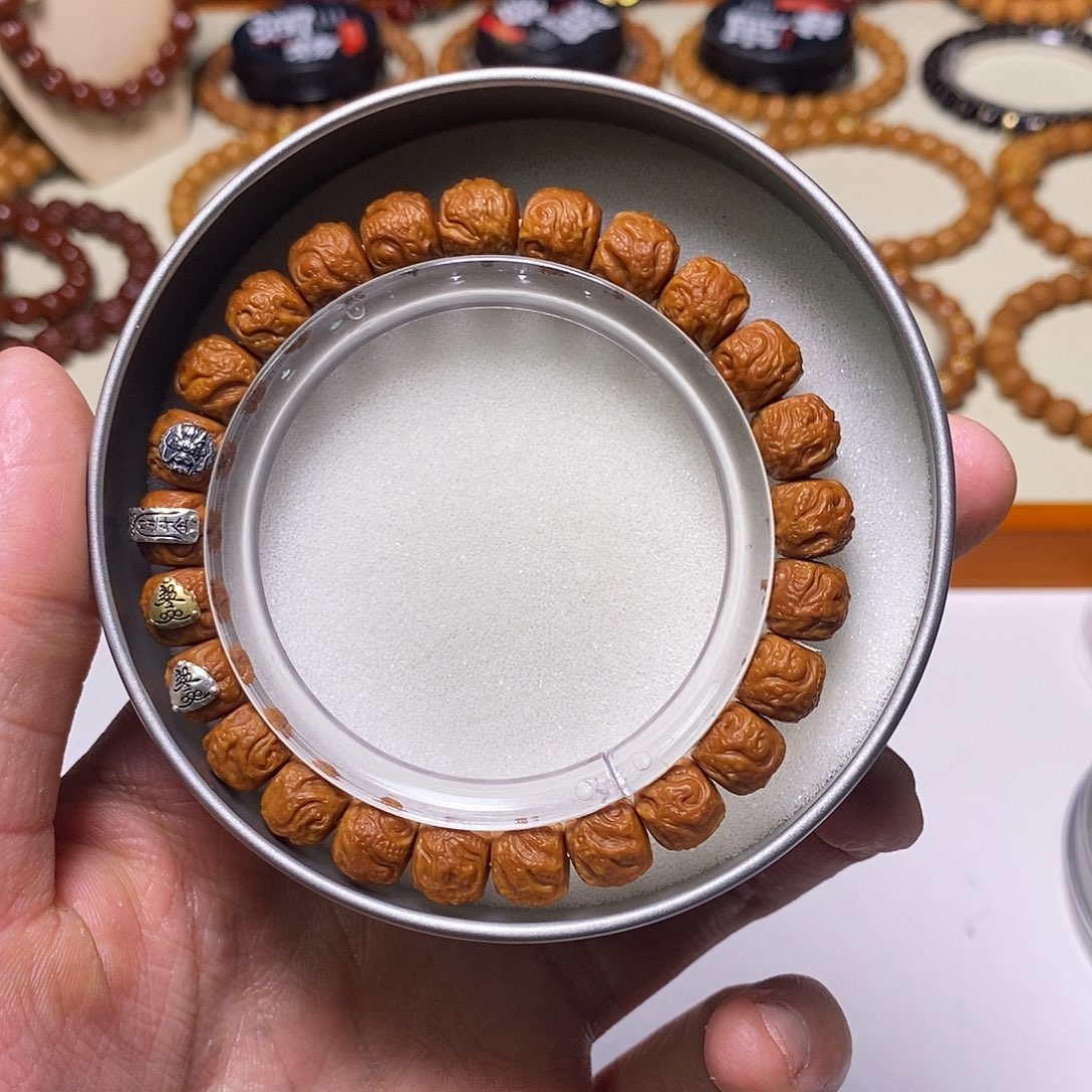 手串猴头核桃全品四标款天命玄鸟 尺寸9+ 馒头料