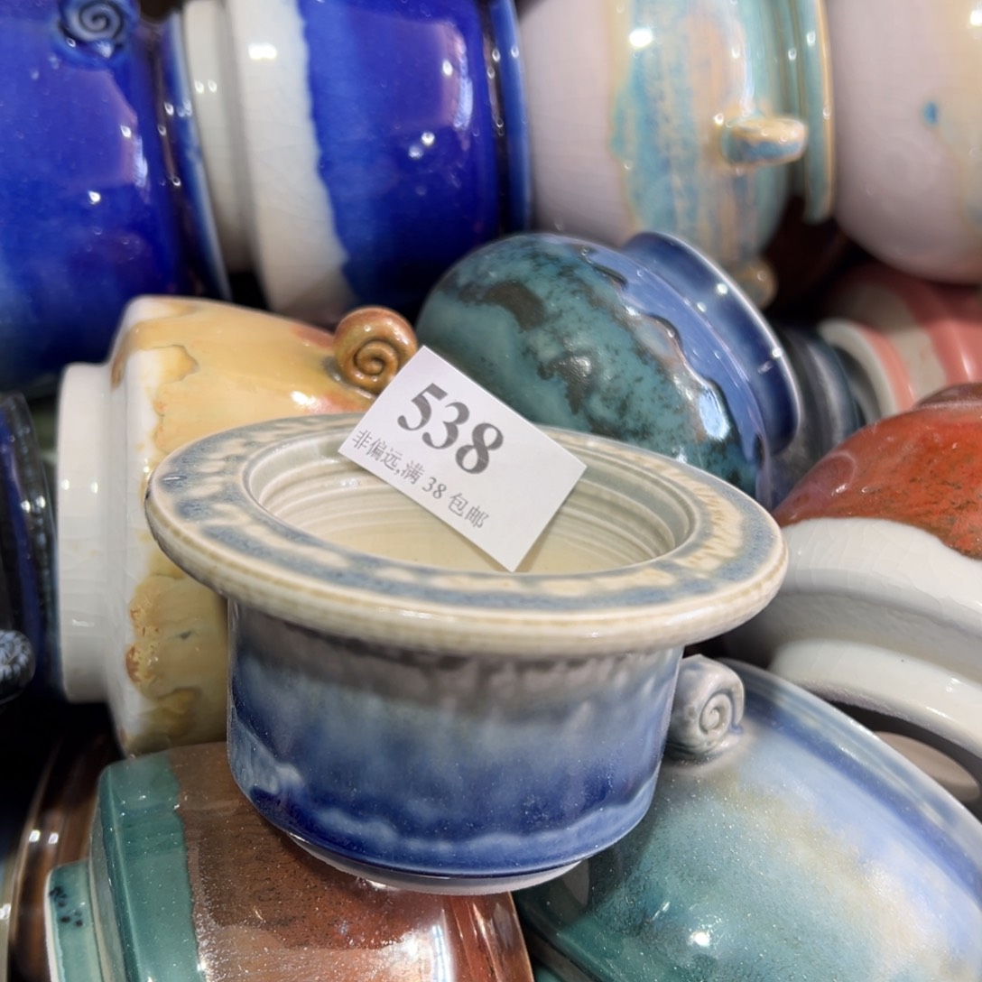 红陶景德镇手工花盆