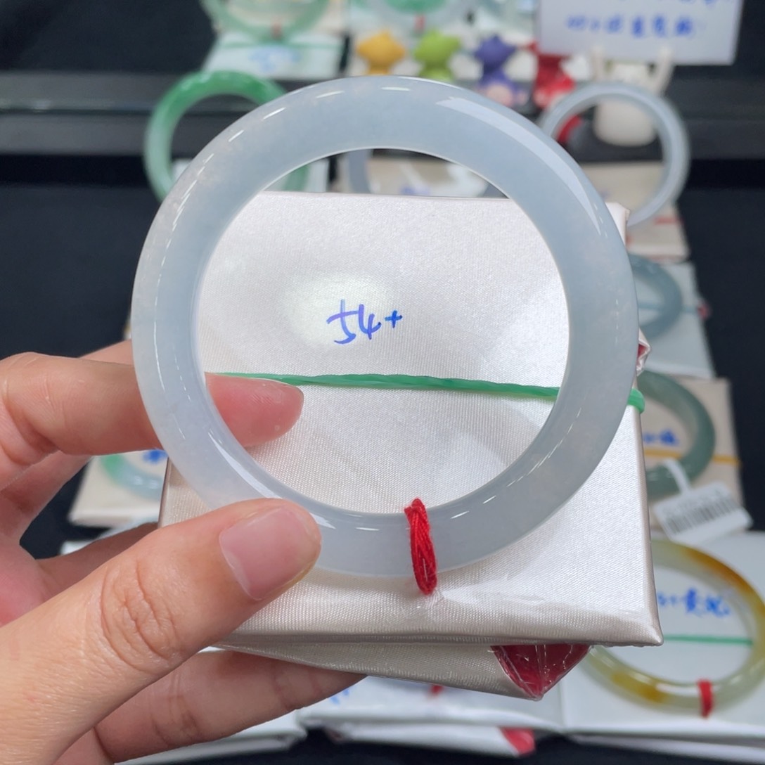 翡翠未镶嵌手镯G*鱼翡翠手镯