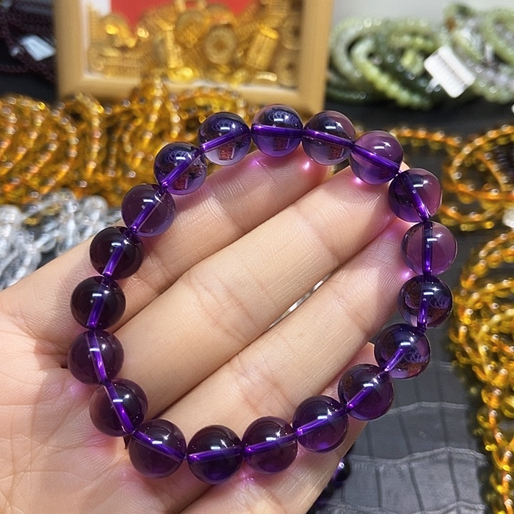 水晶手链未镶嵌紫水晶10