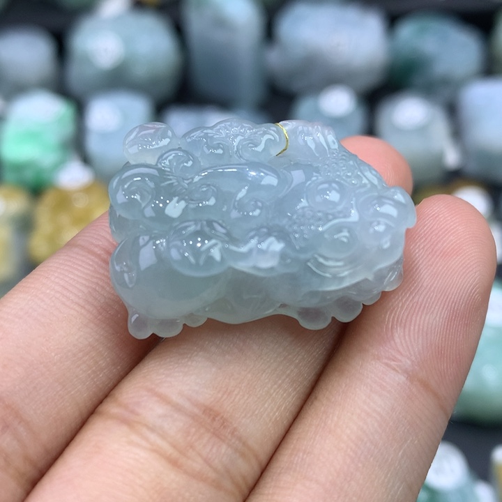 翡翠未镶嵌颈饰天然缅甸翡翠