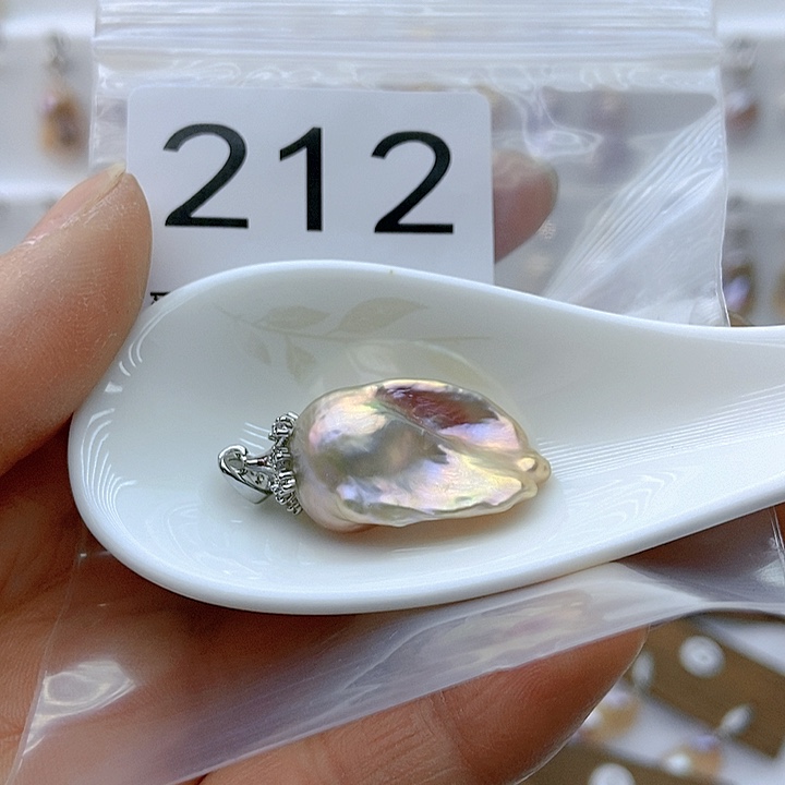 淡水珍珠颈饰银S925镶嵌