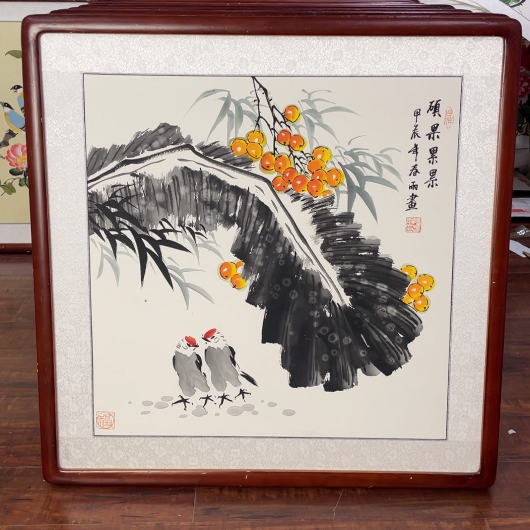 国画带框尺寸63*63厘米