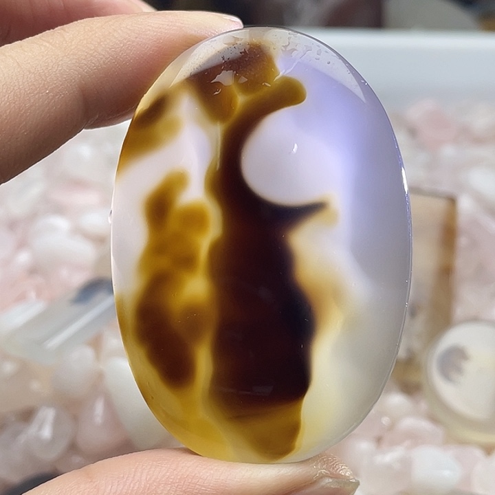 玛瑙/玉髓合金颈饰