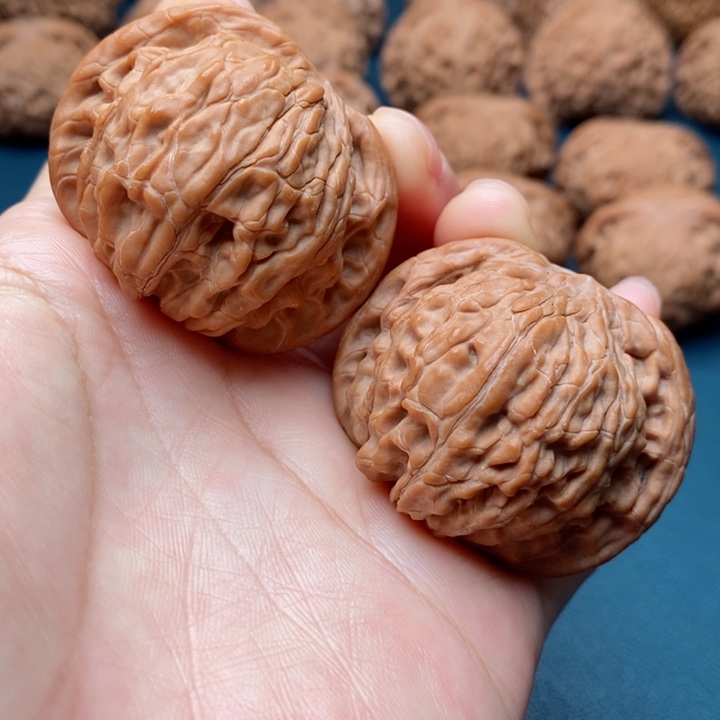 文玩核桃把件42磨盘