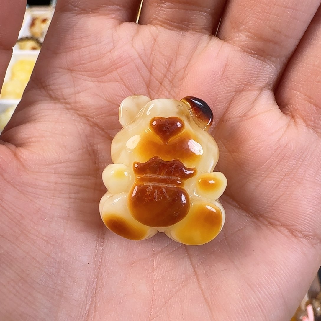 琥珀珠宝奇石未镶嵌小****O19