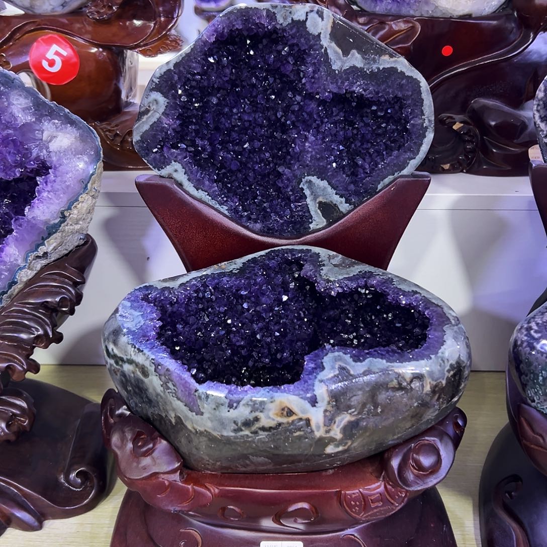 大型摆件（非配饰）紫晶未镶嵌